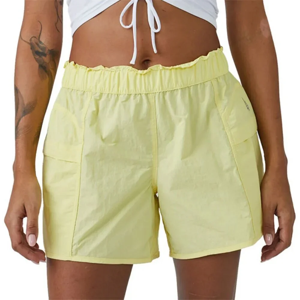 Free People In The Wild Yellow Short Size XS